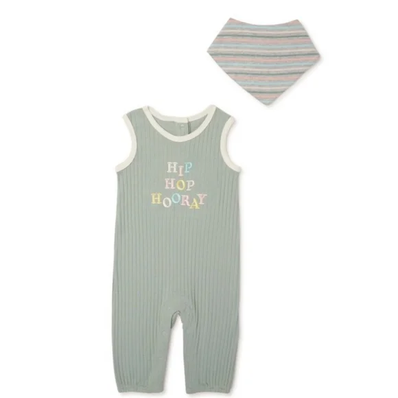 2pc romper and bandana outfits - Picture 1 of 7